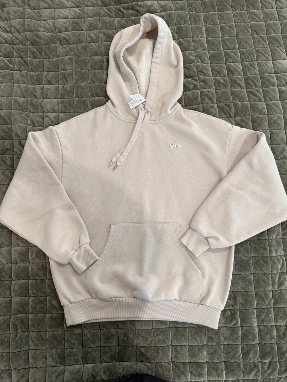 Alo Accolade Sweatshirt & pant Set in Bone - Picture 2 of 5